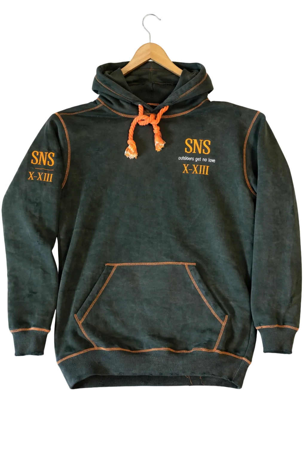 OGNL “Sorry Not Sorry” Distressed Hoodie
