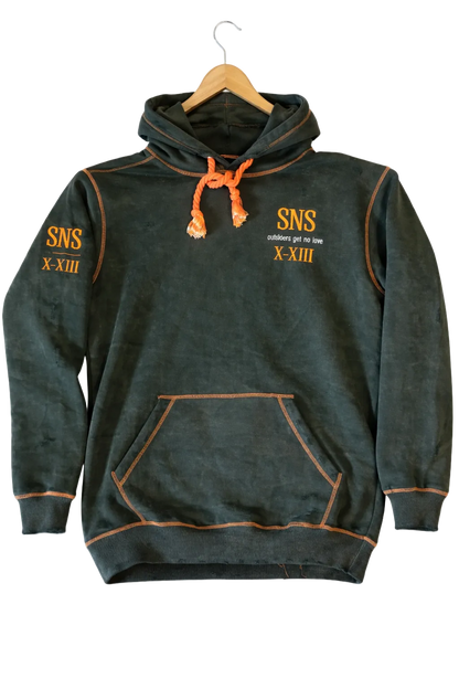 OGNL “Sorry Not Sorry” Distressed Hoodie