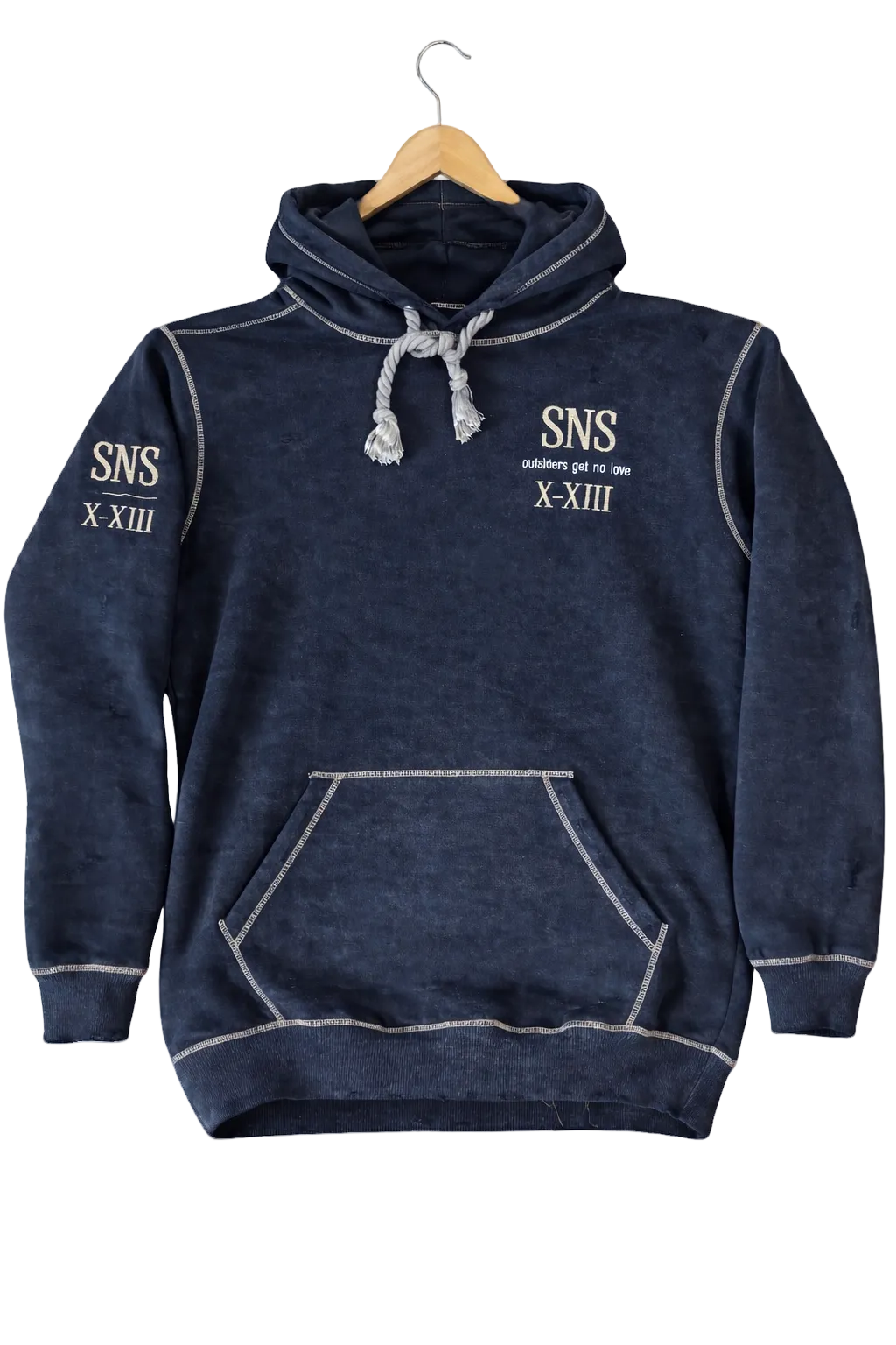 OGNL “Sorry Not Sorry” Distressed Hoodie