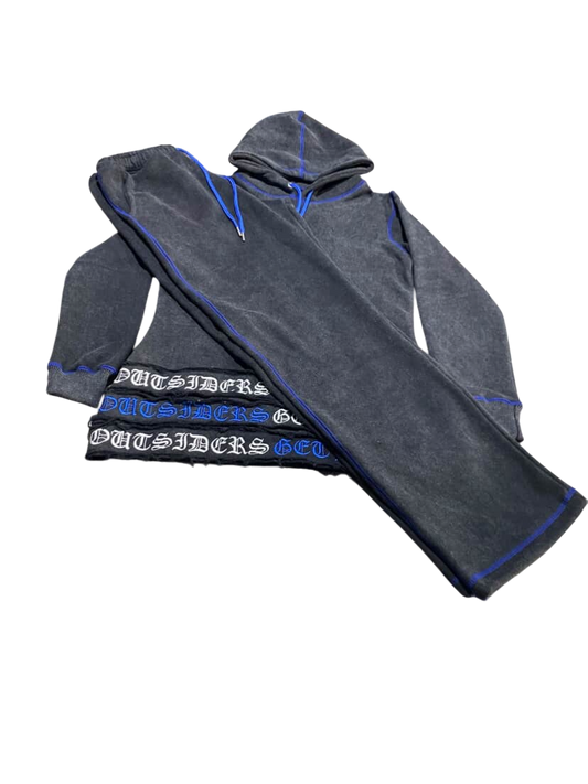 Women’s OGNL “Outsiders Get No Love” Acid Wash Sweatsuit