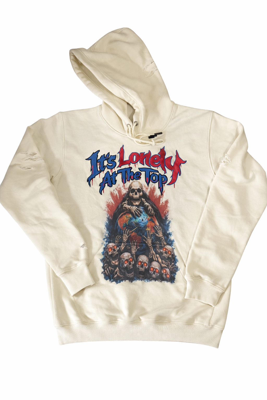 OGNL “Lonely At The Top” Distressed Hoodie