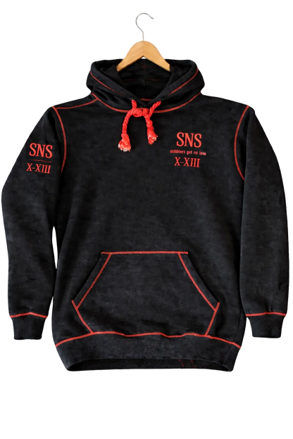 OGNL “Sorry Not Sorry” Distressed Hoodie