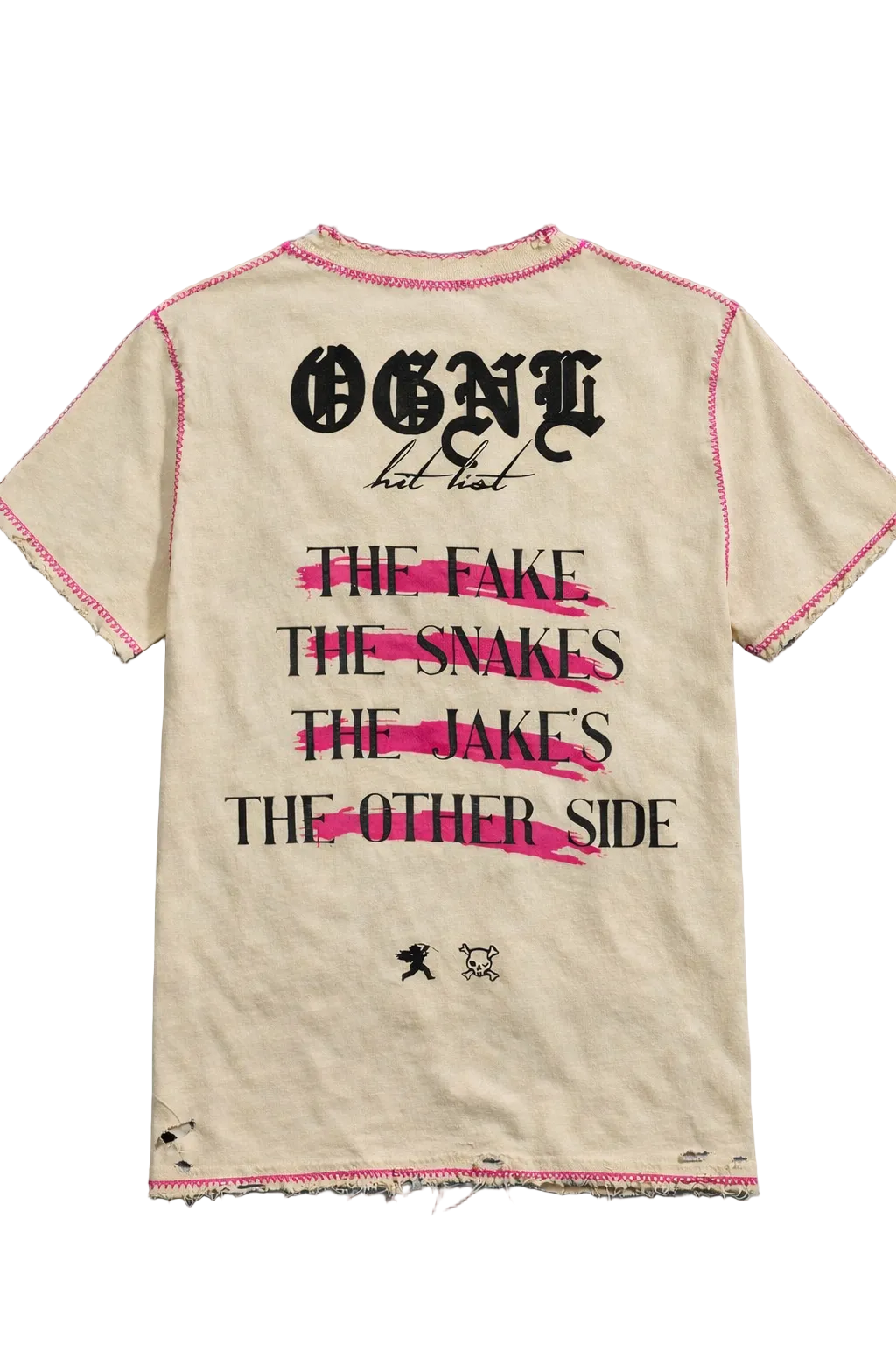 OGNL “Hit List” Distressed Tee (PreOrder)