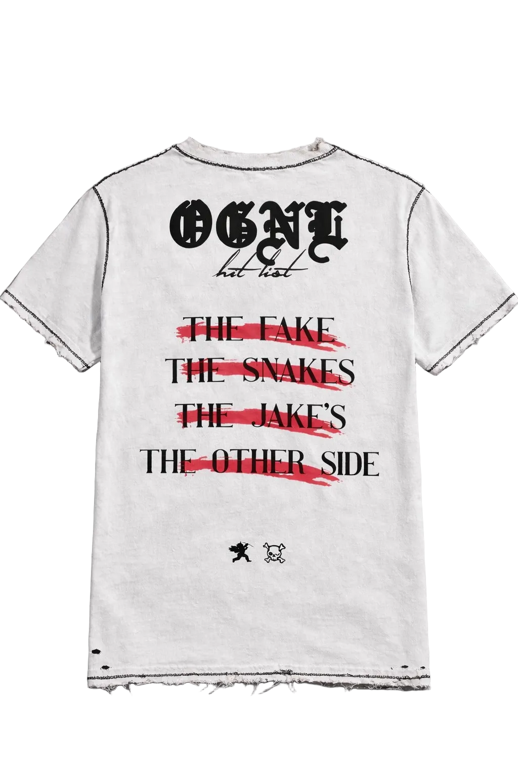 OGNL “Hit List” Distressed Tee (PreOrder)