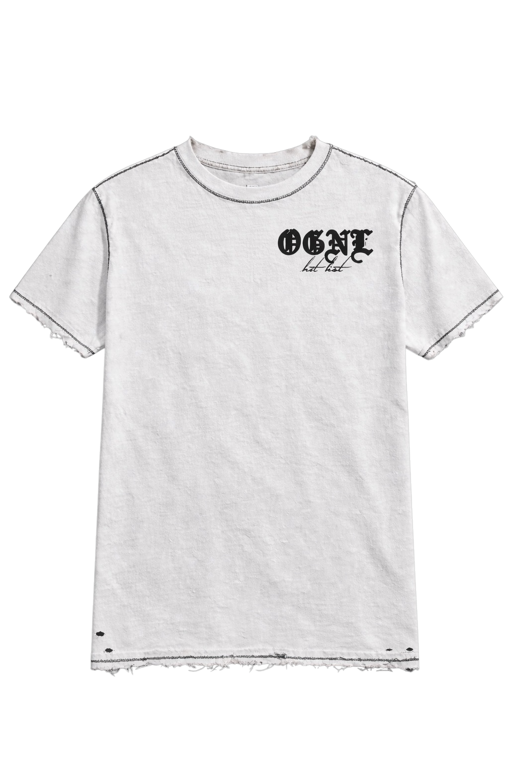 OGNL “Hit List” Distressed Tee (PreOrder)